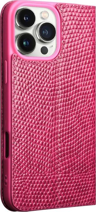 Actual product image QiAlino Croco Flip cover (Apple iPhone 16 Pro Max)