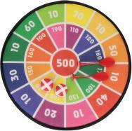 Creative schild mit einem ball / pfeile 37x39 f728 pud