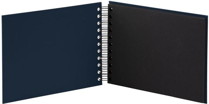 Productafbeelding Rössler Fotoalbum S.O.H.O. Marine donkerblauw, zwarte pagina's (14.50 x 22 cm)
