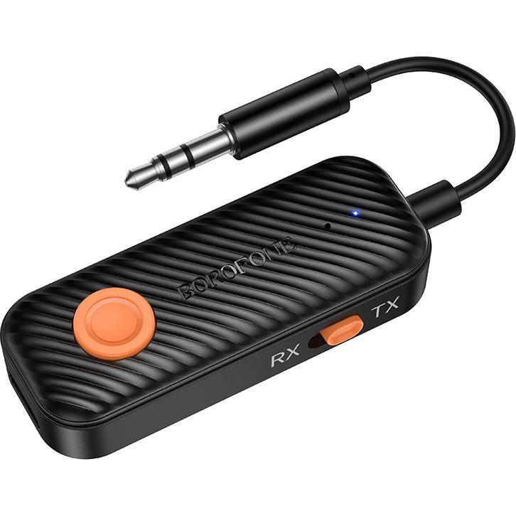 Borofone Bluetooth Audioempfänger AUX BC62 Walker schwarz (Ricevitore), Adattatore audio Bluetooth, Nero