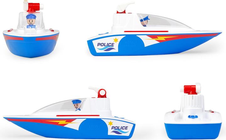 Actual product image Lena Boazz police boat, display box