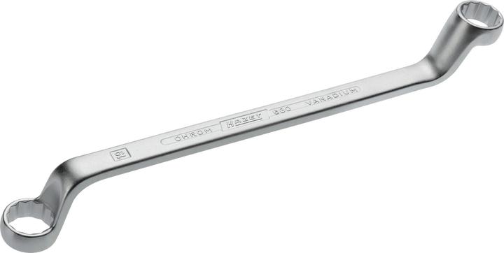 Actual product image HAZET Double box-end wrench 630-18X19 ∙ Outside 12-point profile ∙ 18 x 19 mm (18 mm, 19 mm)