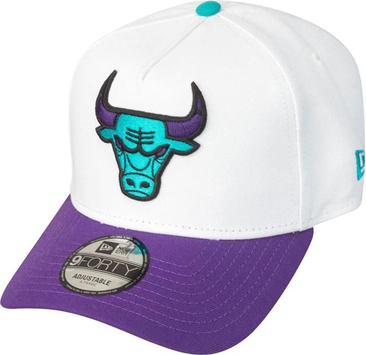 Produktbild New Era 9Forty A-Frame Cap - Sidepatch Chicago Bulls Weiss (One Size)