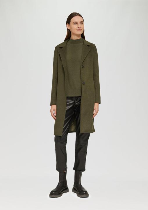 Produktbild S.Oliver Strickpullover Strickpullover im Relaxed Fit mit Stehkragen (38)