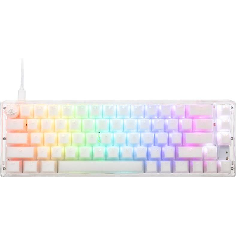 Thumbnail - Ducky One 3 Aura White SF Gaming Tastatur, RGB LED - Kailh Jellyfish Y (US) (US, Kabelgebunden), Tastatur, Weiss