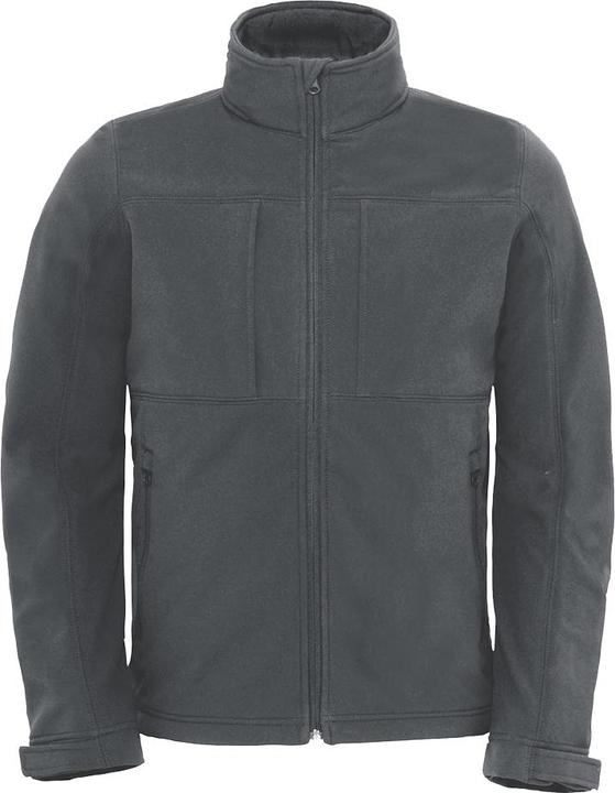 Produktbild B&C SoftshellJacke mit Kapuze FleeceInnenfutter atmungsaktiv wasserabweisend winddicht (L)