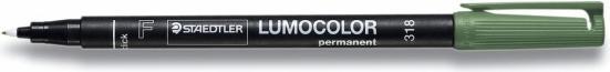 Produktbild Staedtler 10 Lumocolor Folienstifte grün 0,6 mm permanent (Grün, 0.60 mm, 10 x)