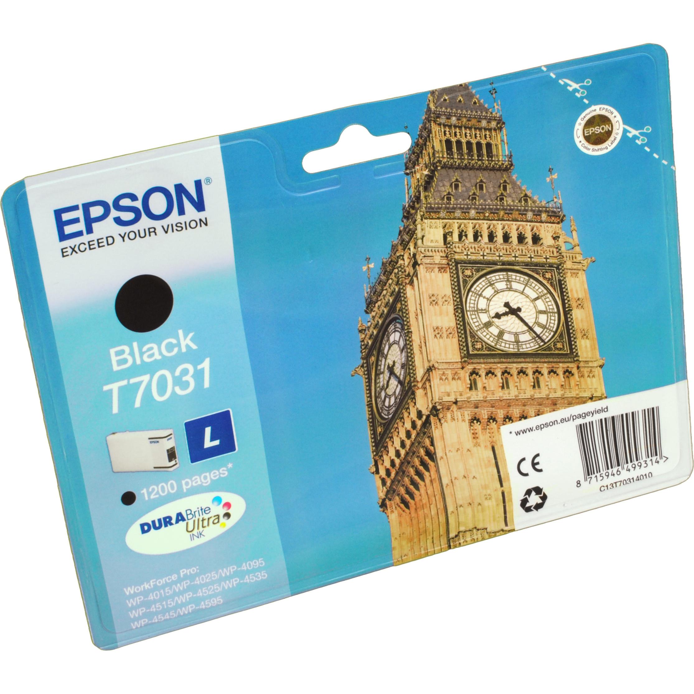Epson, Druckerpatrone, T7031 DuraBrite Ultra (BK)