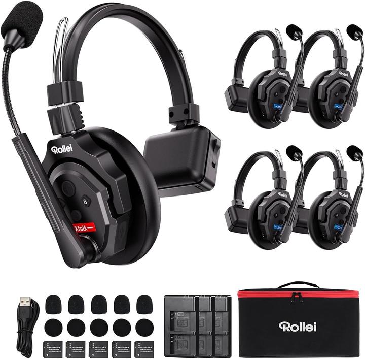 Produktbild Rollei Xtalk X5 Intercom-Headsets (Kabellos)