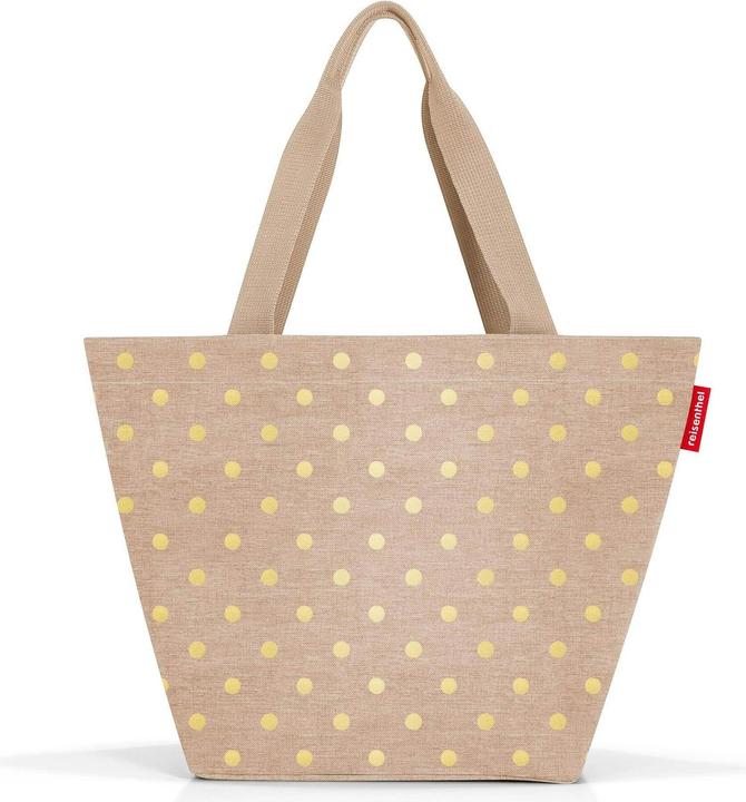 Actual product image reisenthel shopper M metallic dots coffee