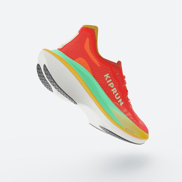 Actual product image Kiprun Men's KD900X LD2 Running Shoes - Orange/Green (47)