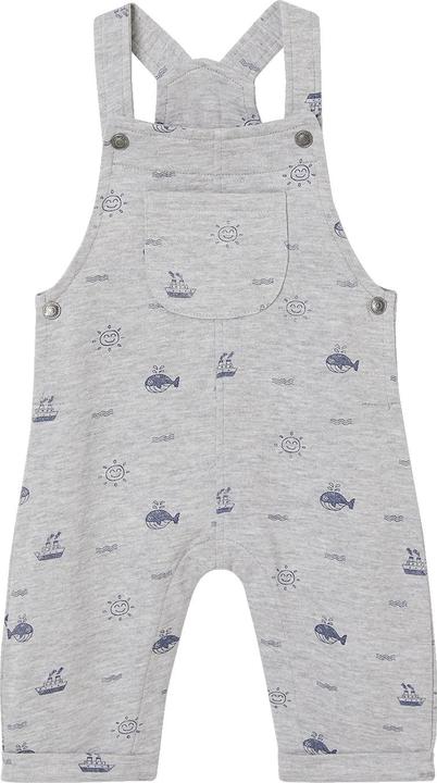 Produktbild Vertbaudet Baby Sweat-Latzhose, maritimer Print (62)