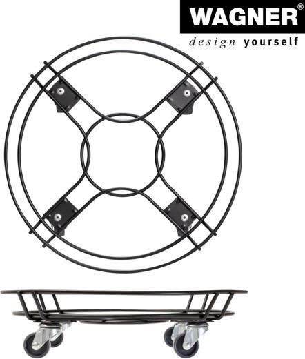 Immagine prodotto Wagner System Rullo per impianti WagnerSystem in acciaio Ø 38 cm portata 100 kg grigio