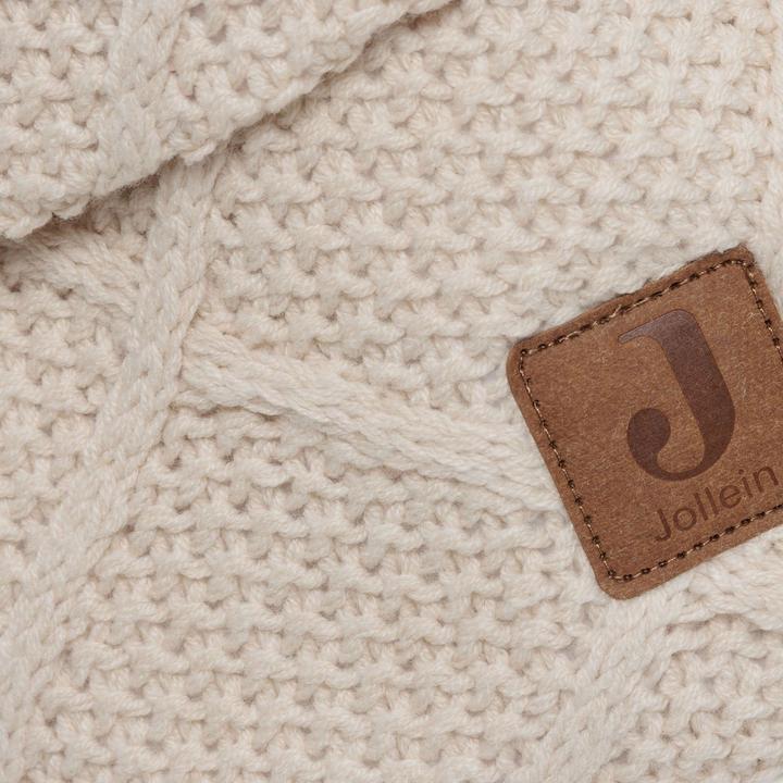 Immagine prodotto Jollein Cestino per la cura Check Knit Oatmeal 14 x 18 cm