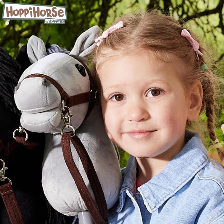 Produktbild No Name Pferd am Stock HOPPIHORSE Steckenpferd A4 grau