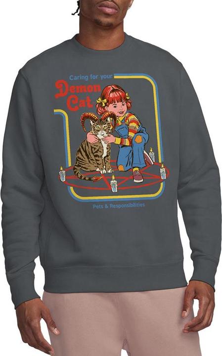 Produktbild Steven Rhodes Caring For Your Demon Cat Sweatshirt (M)