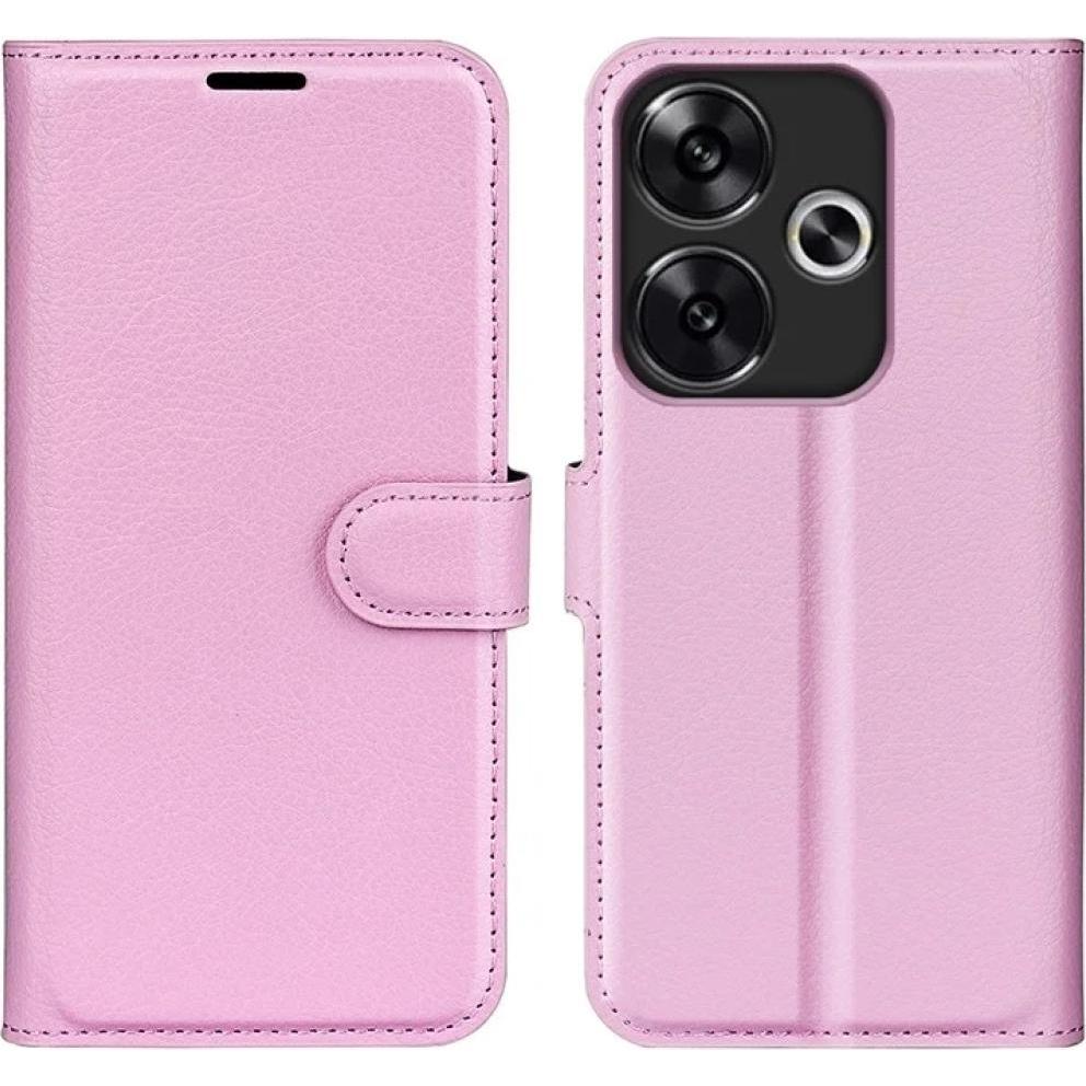 Screenguard Xiaomi Poco F6 Leather Guard Lederhülle (Xiaomi Poco F6), Smartphone Hülle, Rosa