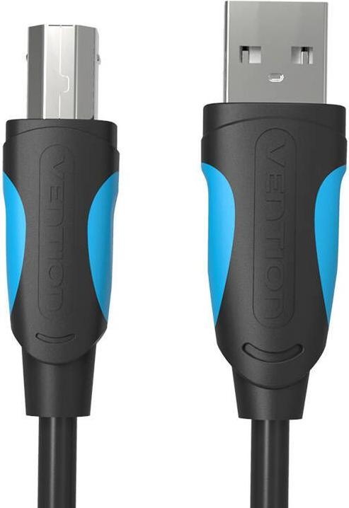 Image du produit Vention Câble USB 2.0 type A-B, noir - 1m (1 m, USB 2.0)