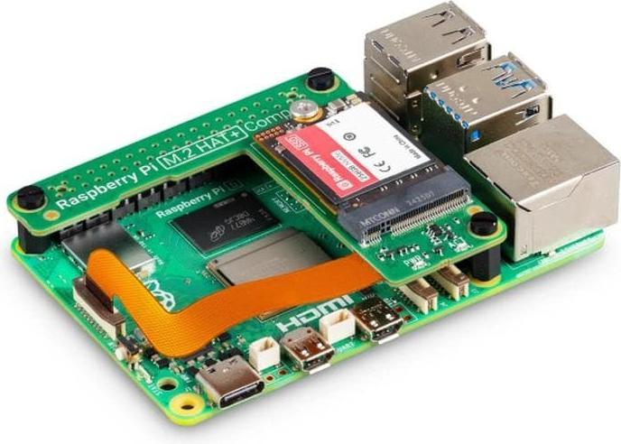 Produktbild Raspberry Pi Official M.2 HAT+ Compact for