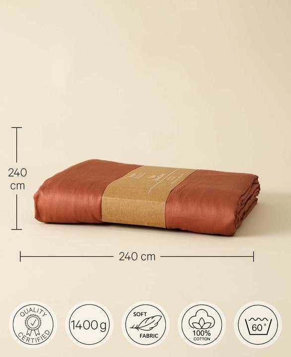 Image du produit Esmée Thia Rust, 240 x 240 cm (Housse de couette, 240 x 240 cm)