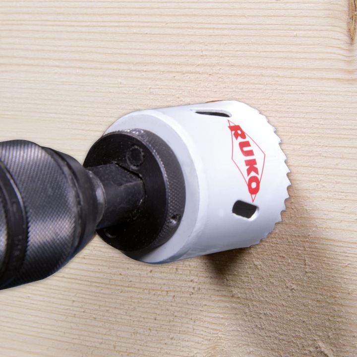 Produktbild Ruko Lochsäge Sägen-Ø 92 mm Schnitttiefe 38 mm Feinverzahnung HSSE-Co8-Bi-Metall (92 Millimeter)