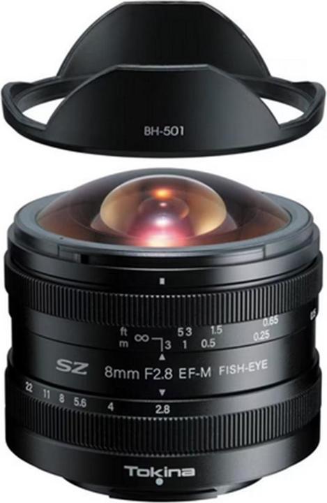 Image du produit Tokina SZ 8mm 1:2.8 Fisheye Canon EF-M (Canon EF-M, APS-C / DX)