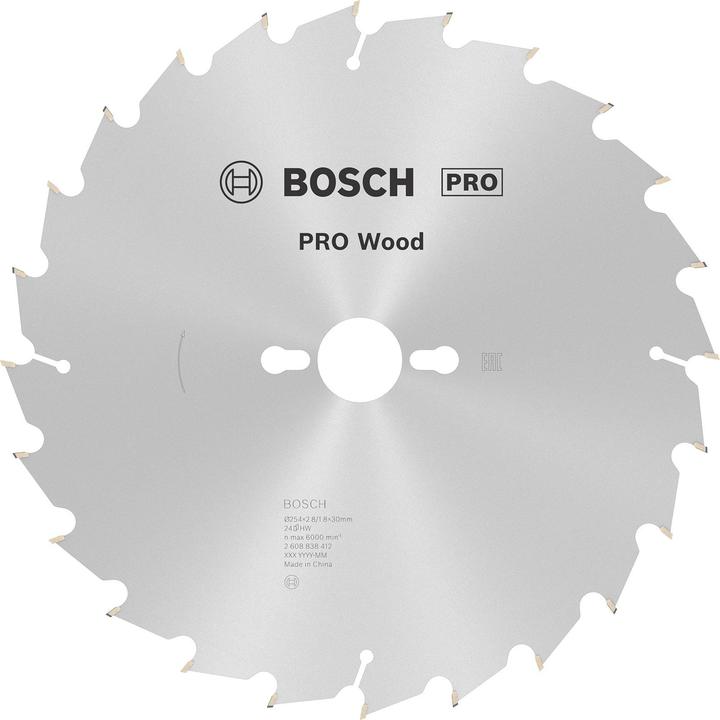 Actual product image Bosch Professional Zubehör PRO Wood circular saw blade, 254 x 2.8 x 30 mm
