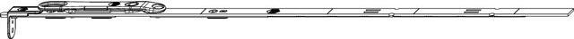 Produktbild Maco MM Stulpflügelgetriebe fix iS, Euronut, FFH 1091-1340 mm (226636)