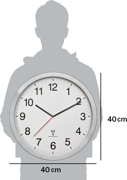 Produktbild TFA Funk-Wanduhr (40 cm)