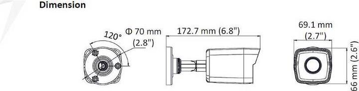 Image du produit Hikvision DS-2CD1021-I (1920 x 1080 Pixels)