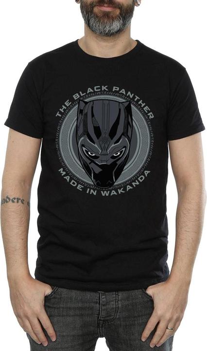 Produktbild Black Mens Made in Wakanda Cotton T-Shirt (L)