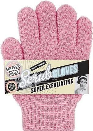 Actual product image Soap & Glory Soap and Glory Super Exfoliating Scrub Gloves - One Size