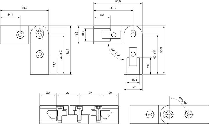 Image du produit Pauli+Sohn Adaptateur pour barres de stabilisation 8794