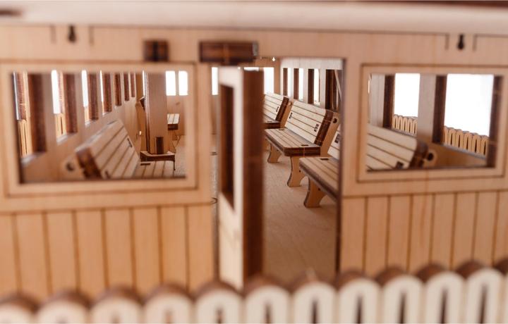 Actual product image Eco Wood Art Paddle steamer "River Princess" - 3D wooden kit