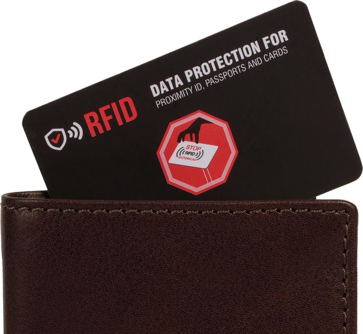 Actual product image Bugatti Neaples Geldbörse RFID Schutz Leder 9 cm