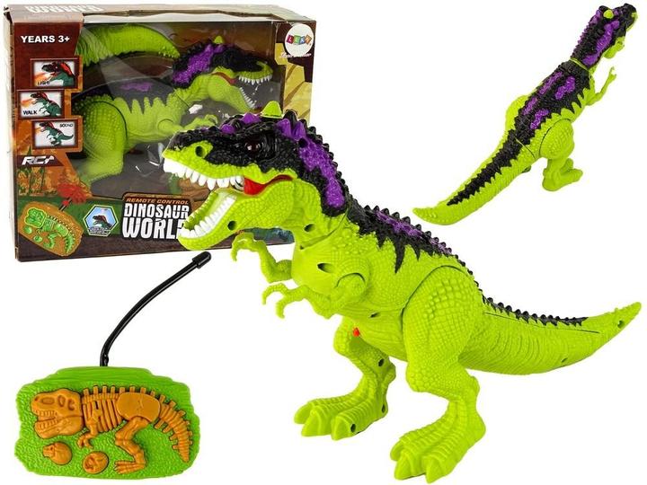 Image du produit Lean Toys Die Lichter der Dinosaurier-Fernbedienung klingen grün