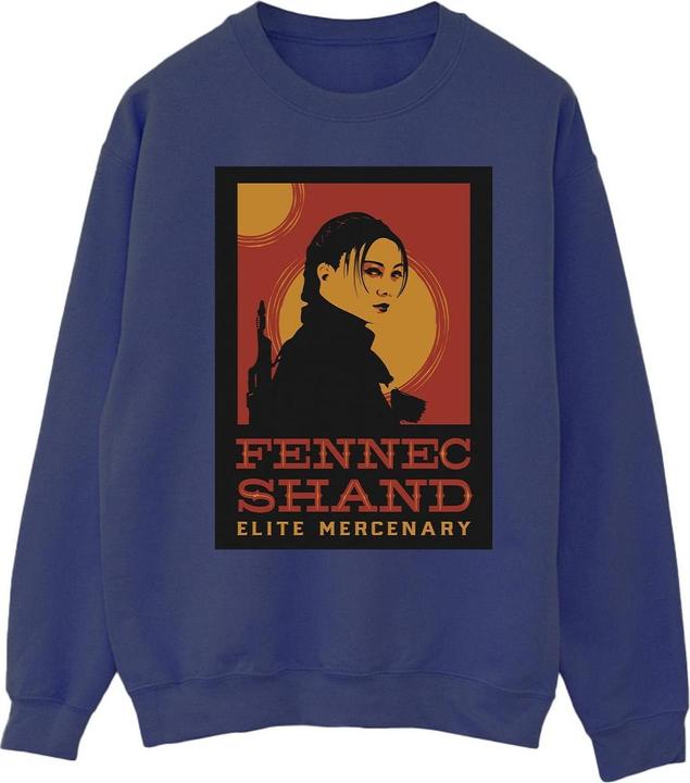 Actual product image Star Wars Mens The Book Of Boba Fett Elite Mercenary Fennec Sweatshirt (M)