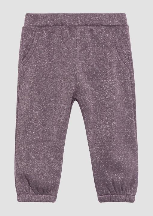 Produktbild S.Oliver Leggins Glitzernde Sweatpants mit elastischen Bündchen (74)