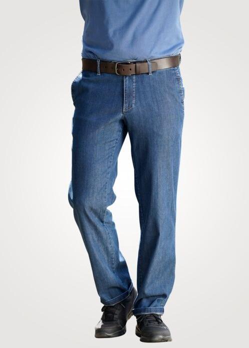 Image du produit Explorer Jeans chino stretch avec taille élastique, forme durable (46)