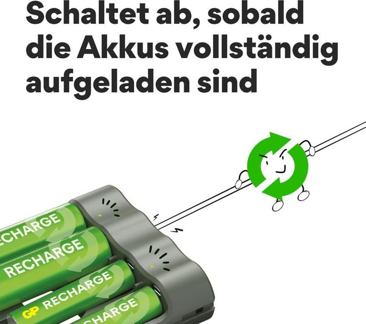 Actual product image GP Batteries Batterie-Ladegerät B441 ohne Batterien geeignet für 4 x Mignon AA oder Micro AAA (Chargers without battery)