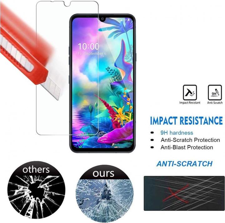 Actual product image Screenguard LG G8X ThinQ bulletproof glass protective film Case Friendly Design (1 pcs., G8X ThinQ)