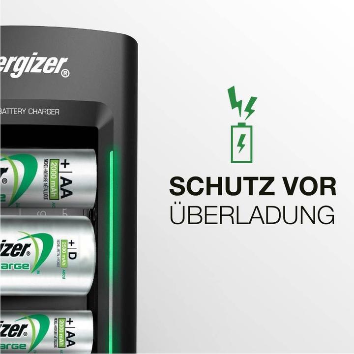 Produktbild Energizer Recharge Universal (1 Stk., D, 9V Block, AA, AAA, 2300 mAh, Ladegerät ohne Akku)