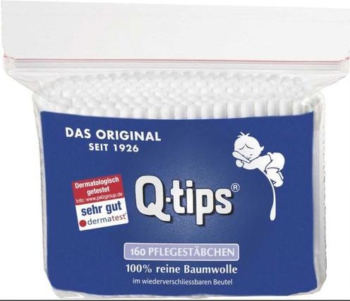 Actual product image Q-tips Cotton bud refill pack