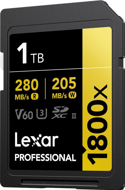 Immagine prodotto Lexar Professional 1800x (1000 GB, SDXC, U3, UHS-II)
