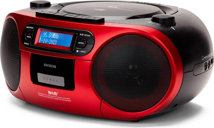 Produktbild Aiwa BBTC-660DAB/RD rot (DAB+, FM, Bluetooth)