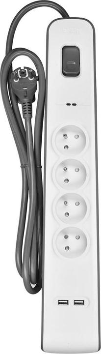 Actual product image Belkin BSV401CA2M Voltage protection, 4 AC outputs (4x, CEE 7/5, 2 m)