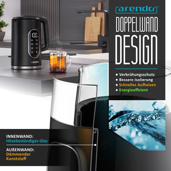 Actual product image Arendo Kettle (1.70 l)