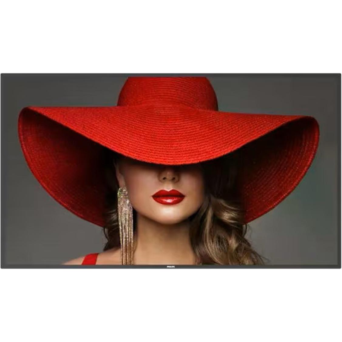 Philips 75? D-Line UHD 24/7 landscape & port (3840 x 2160 Pixel, 74.50"), Digital Signage, Schwarz