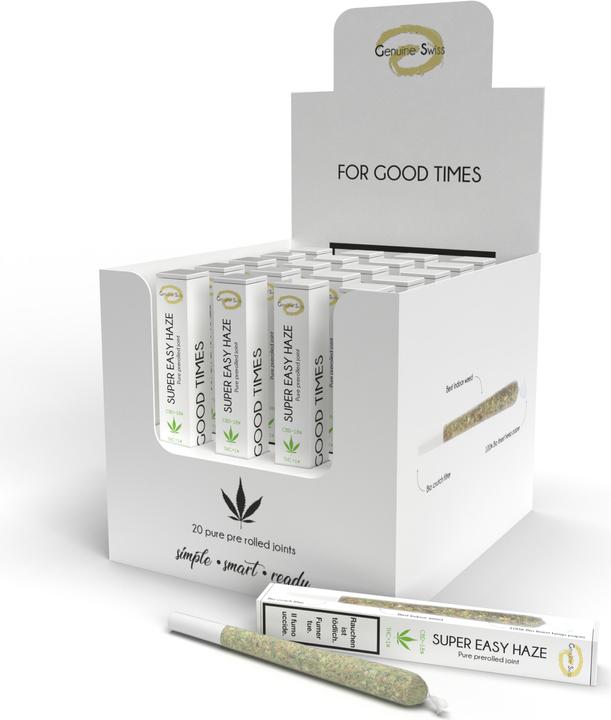 Actual product image Genuine Swiss Pre Rolled Party Box (Super Easy Haze) (227 g, Indoor)