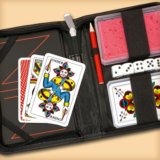 Actual product image Yatzi / Jass Set (German)